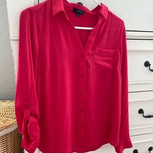 The Limited Portifino Style hot pink button down